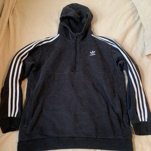 Adidas Hoodie with half zipper.